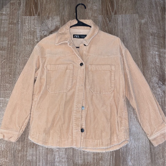 NWT CORDUROY OVERSHIRT - ZARA in Camel - Picture 5 of 8